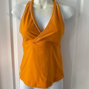 Lululemon Vibrant Orange Halter Tank